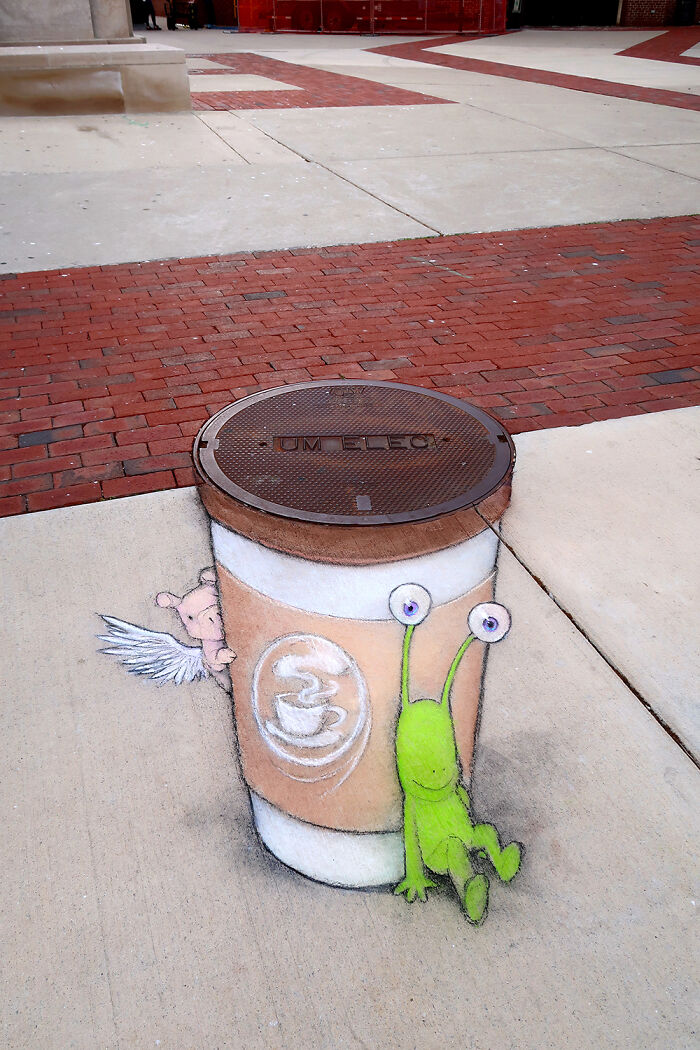 This Artist Turns Everyday Sidewalks Into Adorable 3D Creatures (35 New Pics) This Artist Turns Everyday Sidewalks Into Adorable 3D Creatures (35 New Pics)