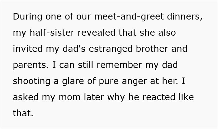 Bride Horrified After Uncovering Why Dad Cut Off His Family, Regrets Inviting Them To The Wedding Bride Horrified After Uncovering Why Dad Cut Off His Family, Regrets Inviting Them To The Wedding