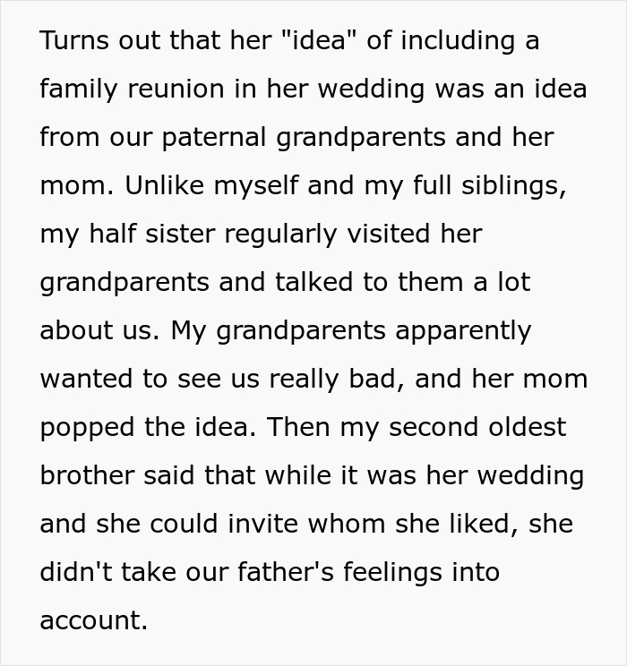 Bride Horrified After Uncovering Why Dad Cut Off His Family, Regrets Inviting Them To The Wedding Bride Horrified After Uncovering Why Dad Cut Off His Family, Regrets Inviting Them To The Wedding