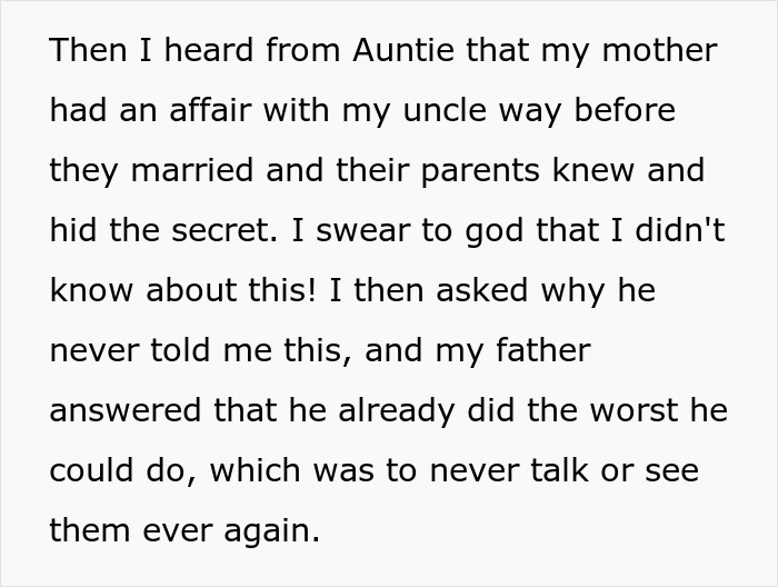 Bride Horrified After Uncovering Why Dad Cut Off His Family, Regrets Inviting Them To The Wedding Bride Horrified After Uncovering Why Dad Cut Off His Family, Regrets Inviting Them To The Wedding