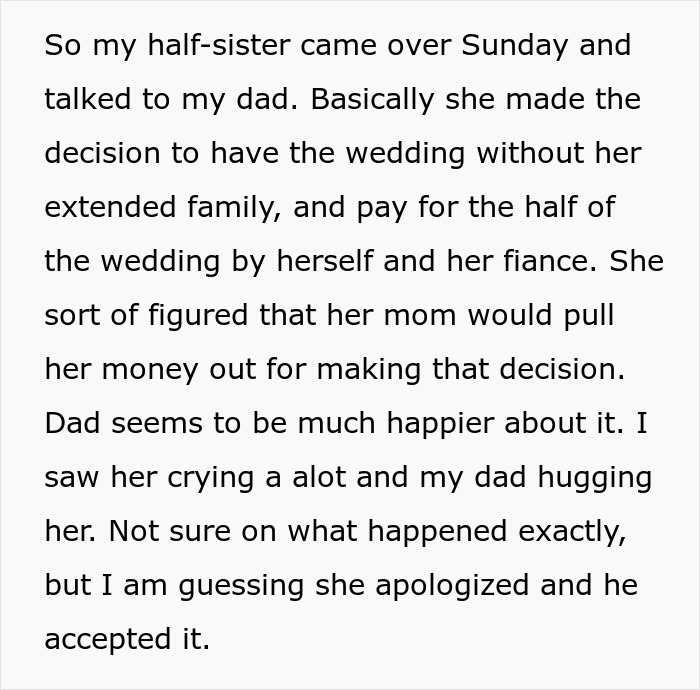 Bride Horrified After Uncovering Why Dad Cut Off His Family, Regrets Inviting Them To The Wedding Bride Horrified After Uncovering Why Dad Cut Off His Family, Regrets Inviting Them To The Wedding