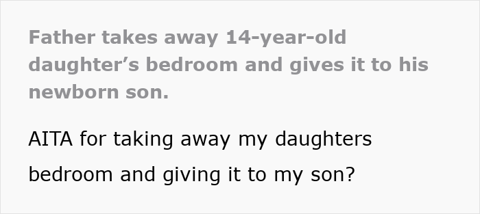 Dad Evicts Teen Daughter From Her Bedroom For A New Baby, Sparks Family Crisis As She Leaves Home