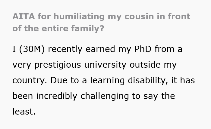 Jobless 36YO Drags Parents Into Competition With Her PhD Cousin, They Lose Their Life Savings