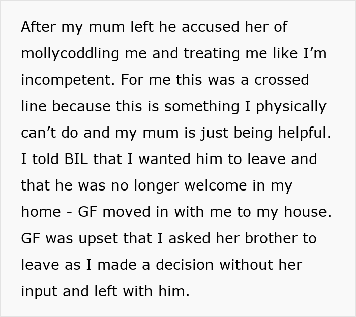 “My Mum Cuts Vegetables For Me”: Lazy BIL Can’t Handle The Fact That Guy With One Arm Can’t Use A Knife “My Mum Cuts Vegetables For Me”: Lazy BIL Can’t Handle The Fact That Guy With One Arm Can’t Use A Knife