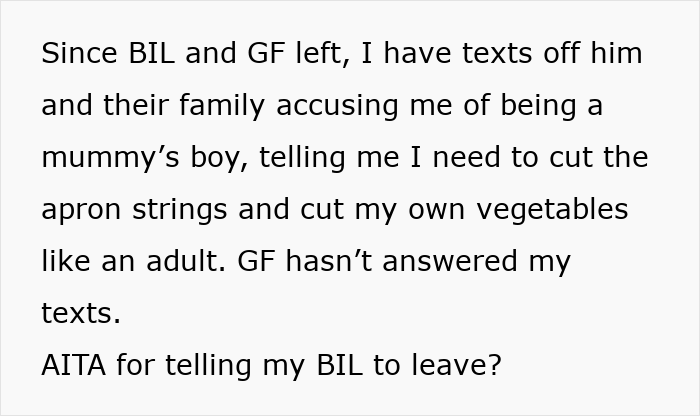 “My Mum Cuts Vegetables For Me”: Lazy BIL Can’t Handle The Fact That Guy With One Arm Can’t Use A Knife “My Mum Cuts Vegetables For Me”: Lazy BIL Can’t Handle The Fact That Guy With One Arm Can’t Use A Knife