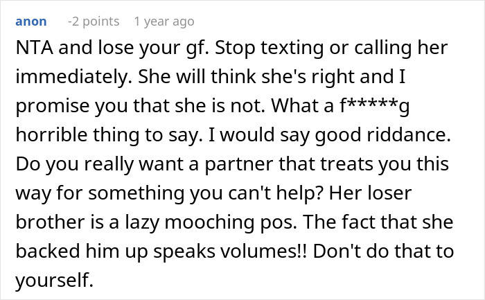 “My Mum Cuts Vegetables For Me”: Lazy BIL Can’t Handle The Fact That Guy With One Arm Can’t Use A Knife “My Mum Cuts Vegetables For Me”: Lazy BIL Can’t Handle The Fact That Guy With One Arm Can’t Use A Knife