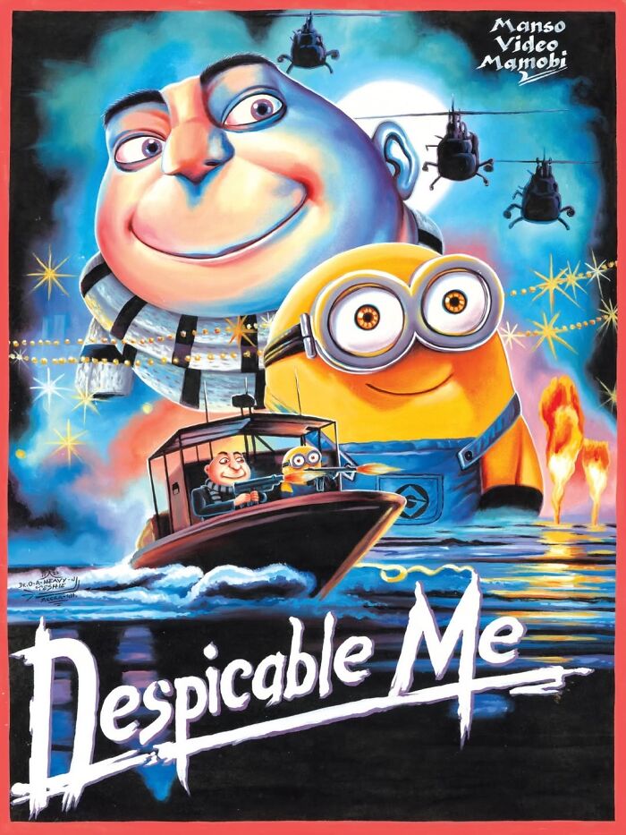 40 New Hand-Painted Movie Posters From Ghana That Look Nothing Like The Original Films