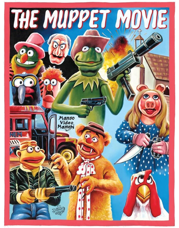 40 New Hand-Painted Movie Posters From Ghana That Look Nothing Like The Original Films