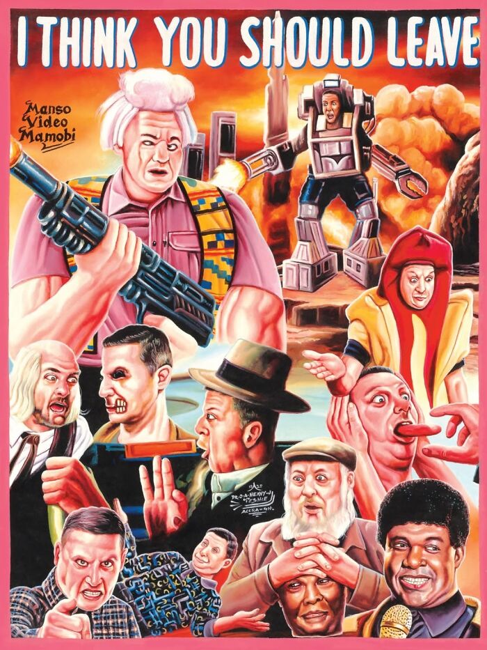 40 New Hand-Painted Movie Posters From Ghana That Look Nothing Like The Original Films