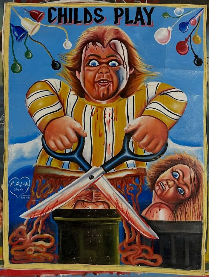 40 New Hand-Painted Movie Posters From Ghana That Look Nothing Like The Original Films