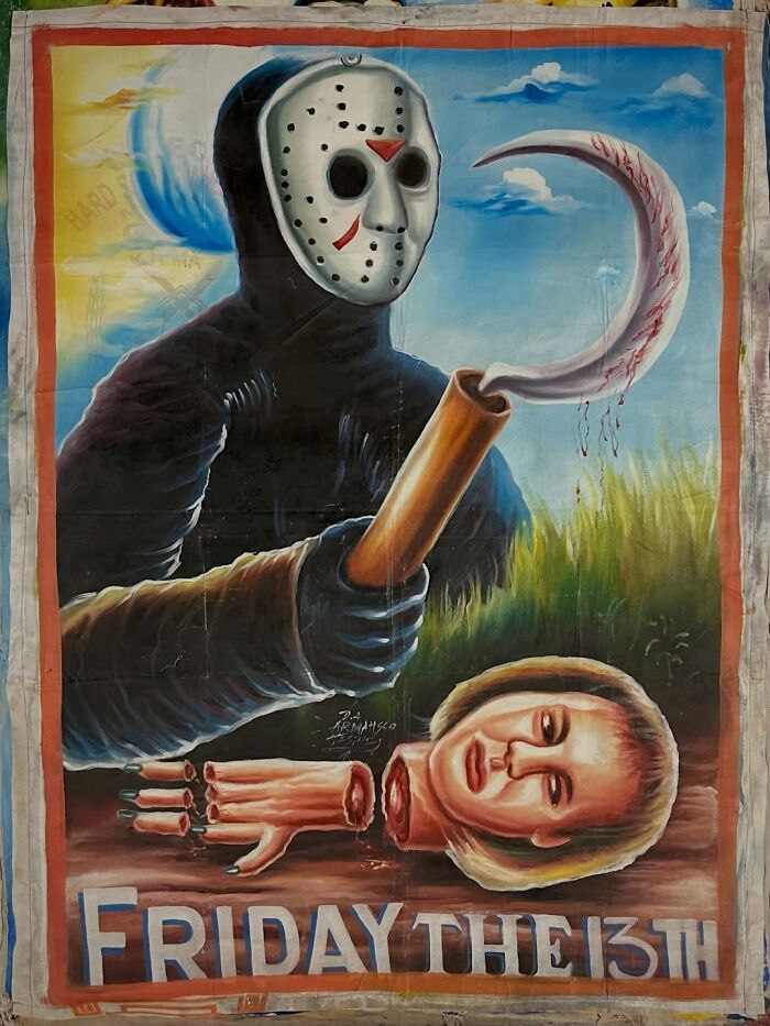 40 New Hand-Painted Movie Posters From Ghana That Look Nothing Like The Original Films