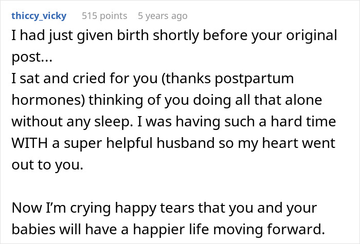 New Mom Finally Gets Real Sleep After Dumping The Husband Who Thought Three Hours Of Childcare Was Too Much