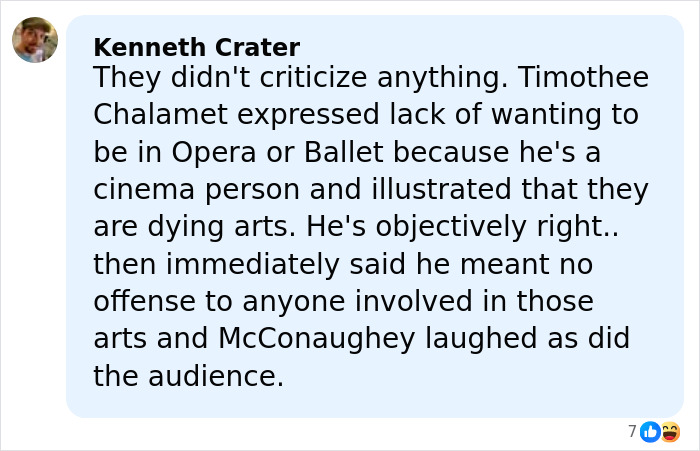 Acting Legend Becomes Latest To Blast Timothée Chalamet With Brutal Insult Over Ballet And Opera Remark