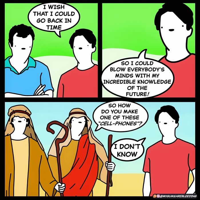 60 Darkly Funny Comics By “My Gums Are Bleeding” About Society, Politics, And Everyday Absurdity (New Pics)