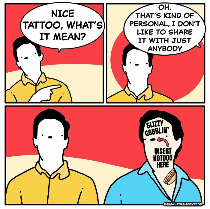 60 Darkly Funny Comics By “My Gums Are Bleeding” About Society, Politics, And Everyday Absurdity (New Pics)