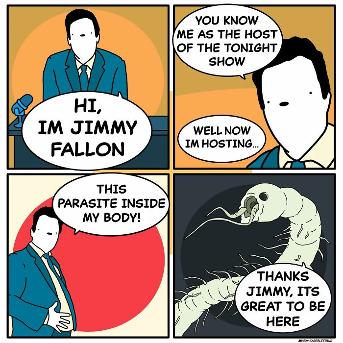 60 Darkly Funny Comics By “My Gums Are Bleeding” About Society, Politics, And Everyday Absurdity (New Pics)