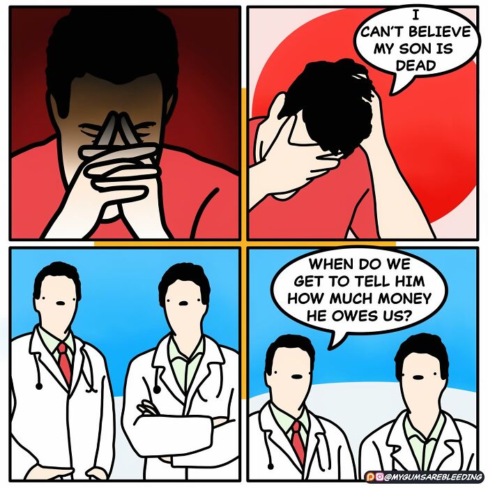 60 Darkly Funny Comics By “My Gums Are Bleeding” About Society, Politics, And Everyday Absurdity (New Pics)