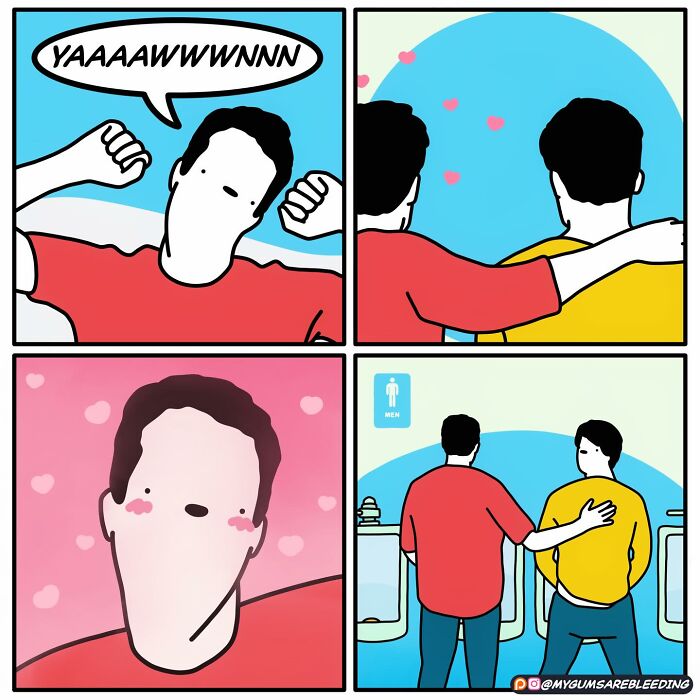 60 Darkly Funny Comics By “My Gums Are Bleeding” About Society, Politics, And Everyday Absurdity (New Pics)