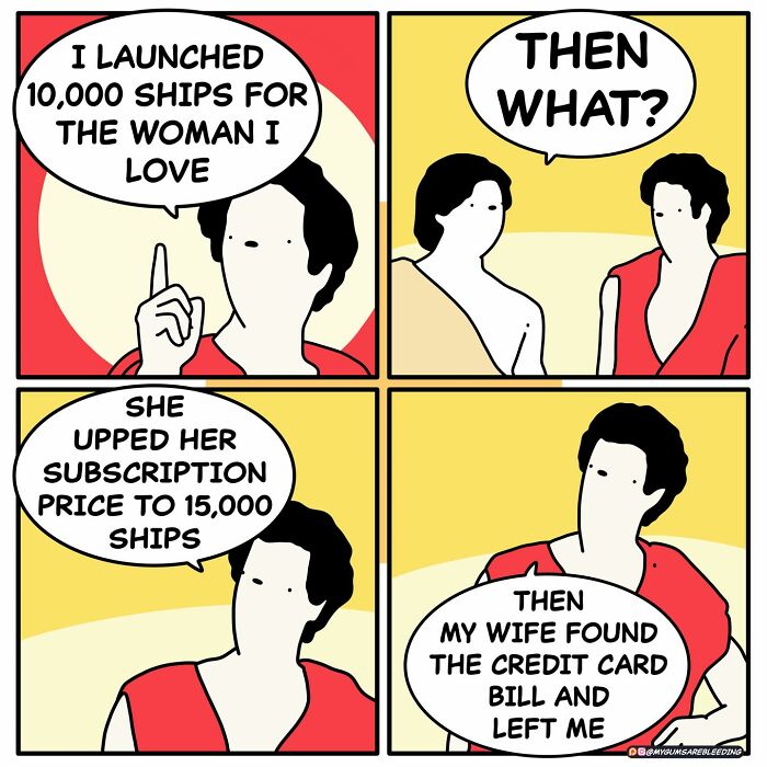 60 Darkly Funny Comics By “My Gums Are Bleeding” About Society, Politics, And Everyday Absurdity (New Pics)