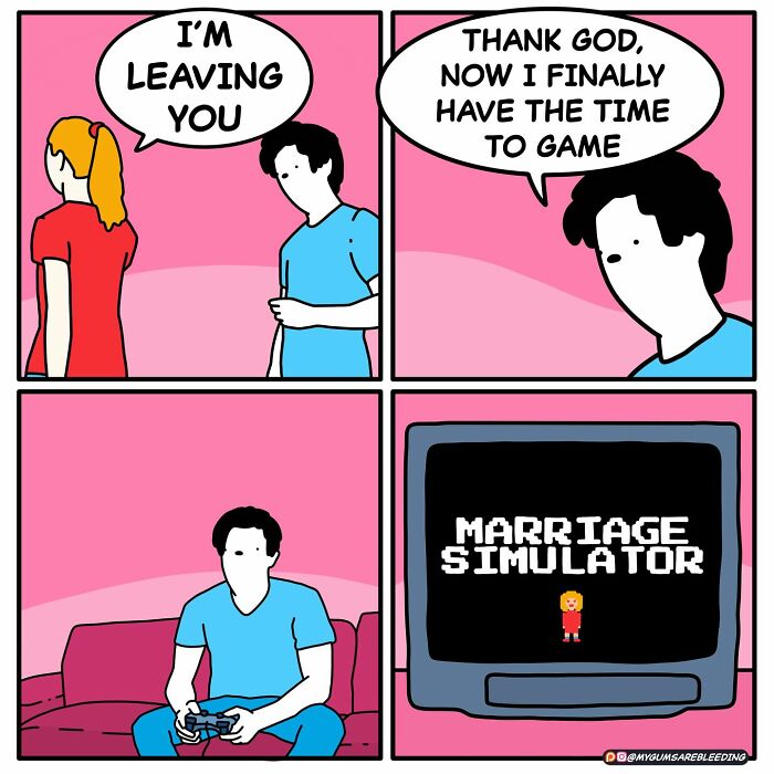 60 Darkly Funny Comics By “My Gums Are Bleeding” About Society, Politics, And Everyday Absurdity (New Pics)