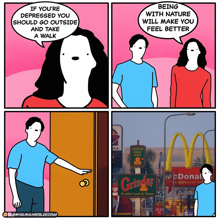 60 Darkly Funny Comics By “My Gums Are Bleeding” About Society, Politics, And Everyday Absurdity (New Pics)