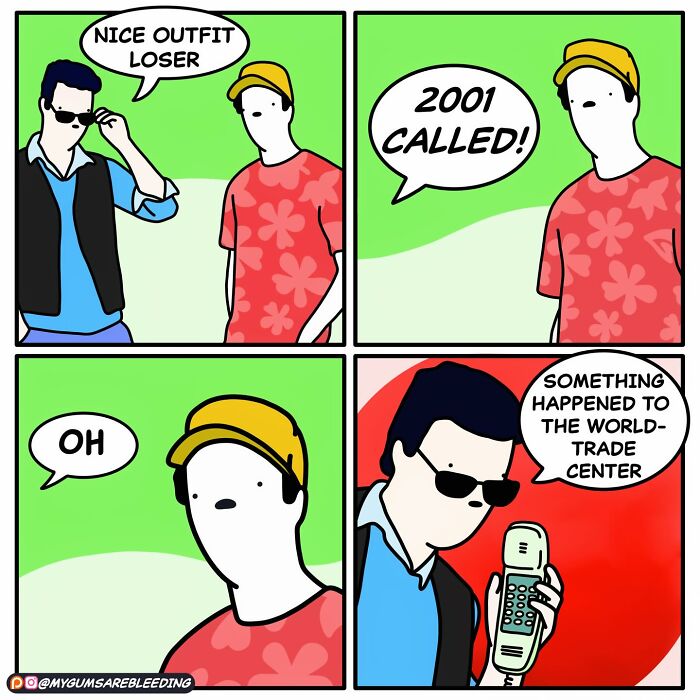 60 Darkly Funny Comics By “My Gums Are Bleeding” About Society, Politics, And Everyday Absurdity (New Pics)