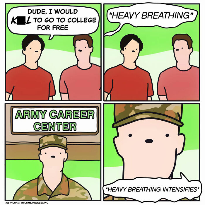 60 Darkly Funny Comics By “My Gums Are Bleeding” About Society, Politics, And Everyday Absurdity (New Pics)