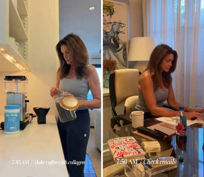“Full-Time Job”: Cindy Crawford’s “Sad” Morning Routine Video Sparks Health Debate