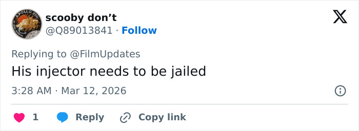 “His Injector Needs To Be Jailed”: Fans Explode Over Ryan Gosling’s Premiere Appearance, Sparking Speculation “His Injector Needs To Be Jailed”: Fans Explode Over Ryan Gosling’s Premiere Appearance, Sparking Speculation