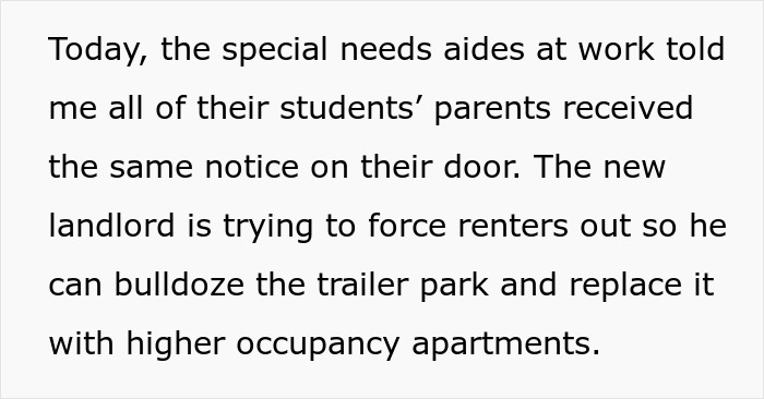 Billionaire Tries To Force Trailer Park Families Out, Teacher Starts Exposing His Shady Deals Billionaire Tries To Force Trailer Park Families Out, Teacher Starts Exposing His Shady Deals