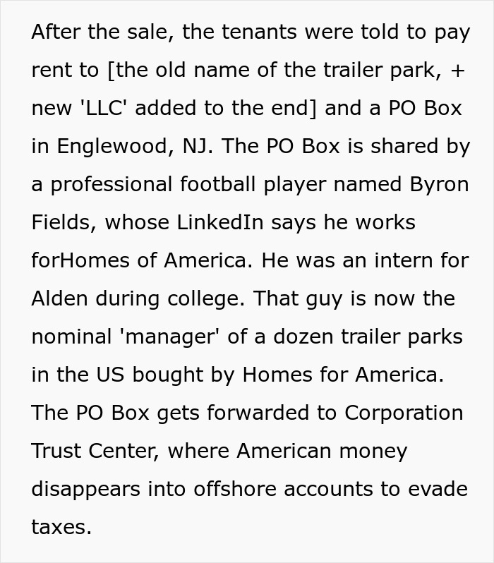 Billionaire Tries To Force Trailer Park Families Out, Teacher Starts Exposing His Shady Deals Billionaire Tries To Force Trailer Park Families Out, Teacher Starts Exposing His Shady Deals
