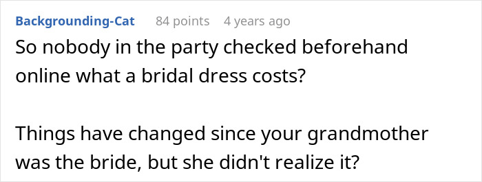 Heartless Family Brands Devastated Bride A Bridezilla After Grandma Revokes Her Gown Fund