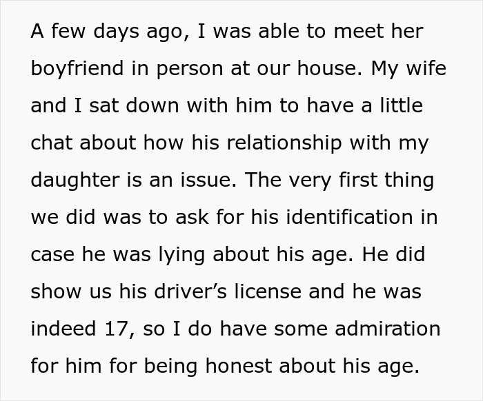 Dad Discovers 13YO Daughter Is Dating 17YO Boy, Decides It&rsquo;s Time For An Awkward Reality Check