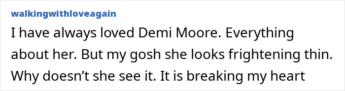 “Seems Cruel”: Detail Of Demi Moore’s SXSW Appearance Sparks Backlash Amid Concern Over Her Weight Loss