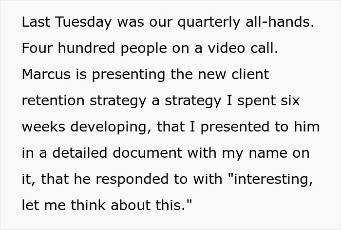 Toxic Boss Takes Credit For Employee’s Hard Work, Falls Flat On His Face As They Finally Expose Him