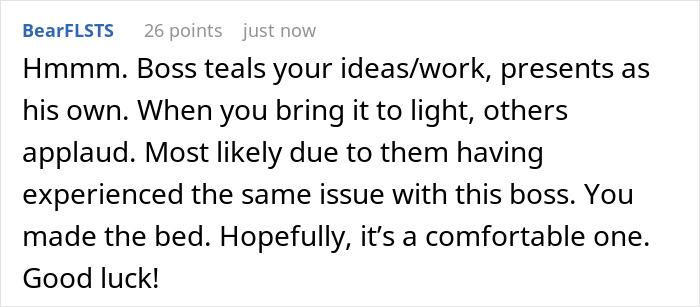 Toxic Boss Takes Credit For Employee’s Hard Work, Falls Flat On His Face As They Finally Expose Him