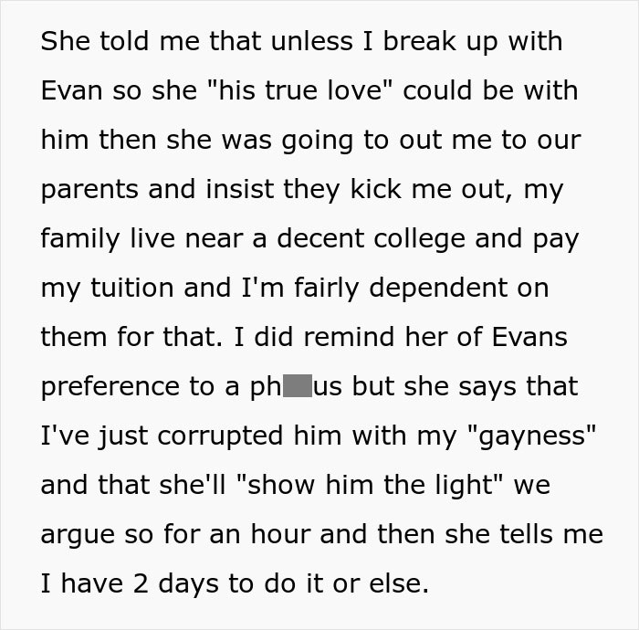 Guy&rsquo;s Sister Catches Him With His Secret BF, Demands He Dump Him So She Can Date Him Instead