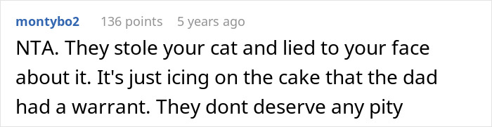 Woman Called A Spoiled Brat For Crying To Her Sheriff Dad About Neighbors Stealing Her Cat Woman Called A Spoiled Brat For Crying To Her Sheriff Dad About Neighbors Stealing Her Cat