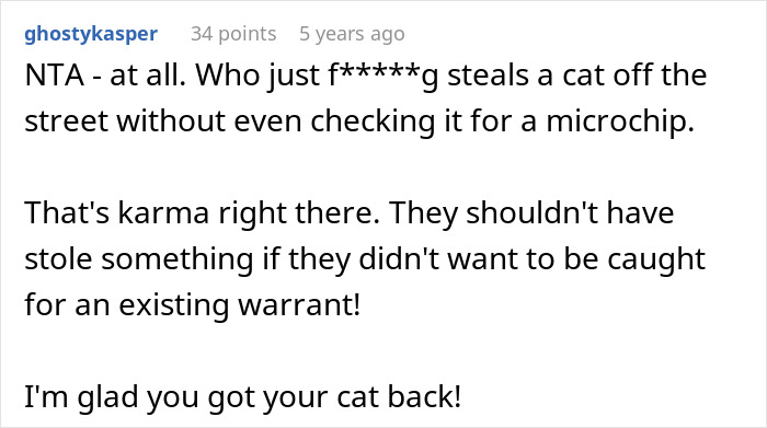 Woman Called A Spoiled Brat For Crying To Her Sheriff Dad About Neighbors Stealing Her Cat Woman Called A Spoiled Brat For Crying To Her Sheriff Dad About Neighbors Stealing Her Cat