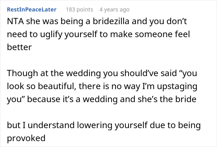 Bride Furious That Sister Worked Out And Looks Good At Her Wedding, Says She Expected Her To Let Herself Go