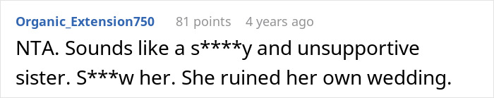 Bride Furious That Sister Worked Out And Looks Good At Her Wedding, Says She Expected Her To Let Herself Go