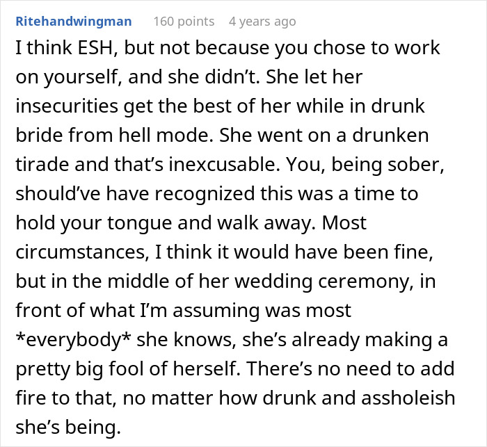 Bride Furious That Sister Worked Out And Looks Good At Her Wedding, Says She Expected Her To Let Herself Go