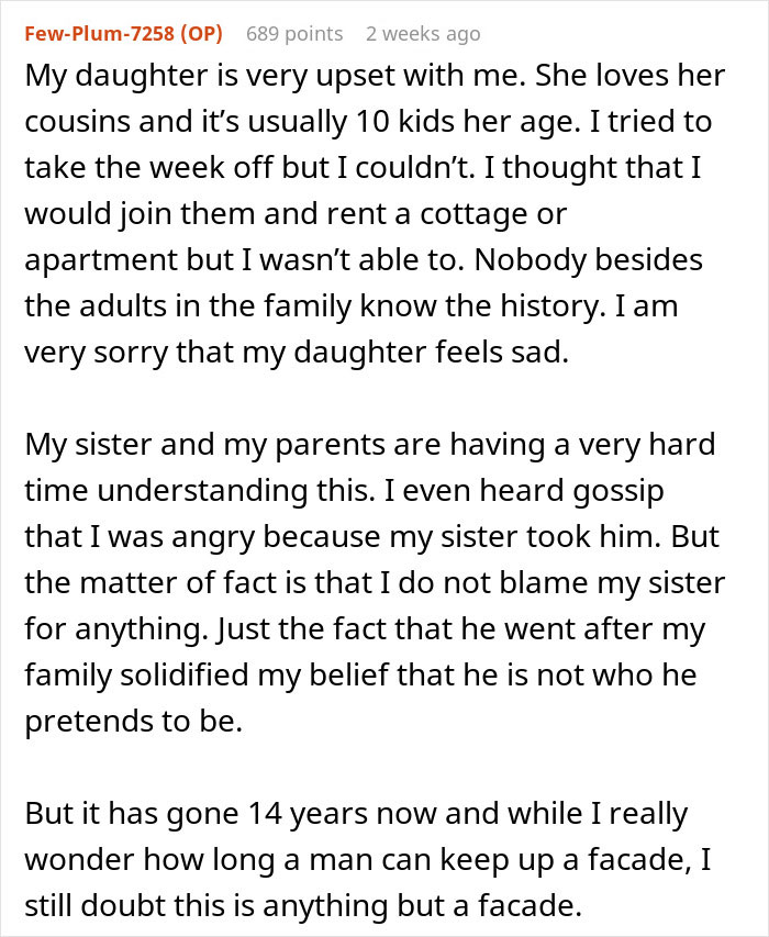 Woman Has Horrible Feeling About BIL, Refuses To Let Her Daughter Near Him: “Makes Me Want To Cry”