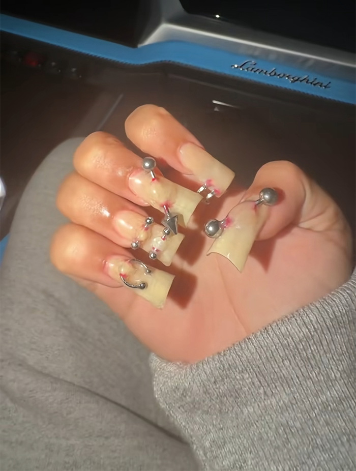 “How Does She Wipe?”: North West, 12, Sends Internet Into Frenzy With Spiked, Pierced Manicure “How Does She Wipe?”: North West, 12, Sends Internet Into Frenzy With Spiked, Pierced Manicure