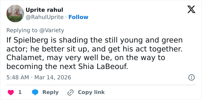 “Did Anyone Look At Chalamet As A Sage Prior To This?”: Steven Spielberg Slams Timothée Ahead Of The Oscars “Did Anyone Look At Chalamet As A Sage Prior To This?”: Steven Spielberg Slams Timothée Ahead Of The Oscars