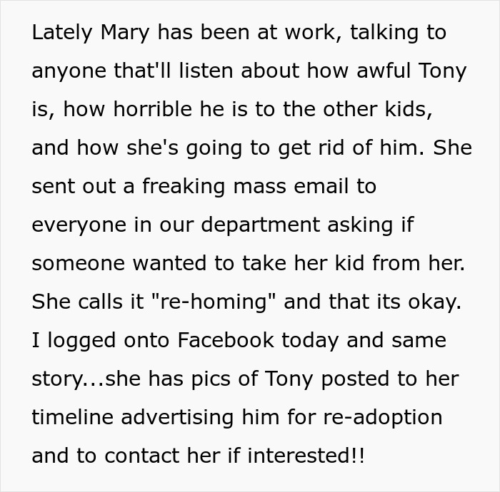 Woman Says Her 8th Adopted Child Is Behaving Horribly, Tries To Give Him Away On Facebook