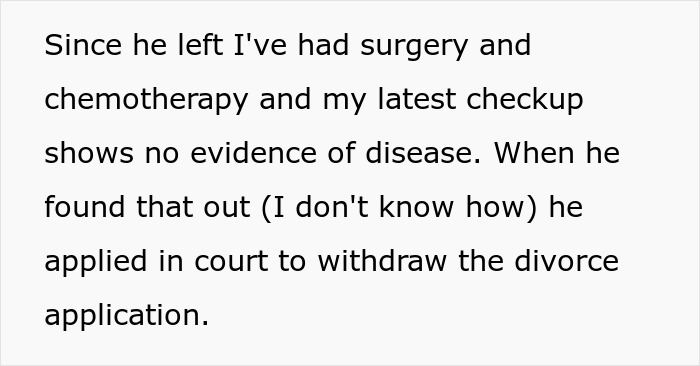 Man Thinks He Can Call Off Divorce After Abandoning Husband In The Hardest Moment, Gets A Reality Check Man Thinks He Can Call Off Divorce After Abandoning Husband In The Hardest Moment, Gets A Reality Check