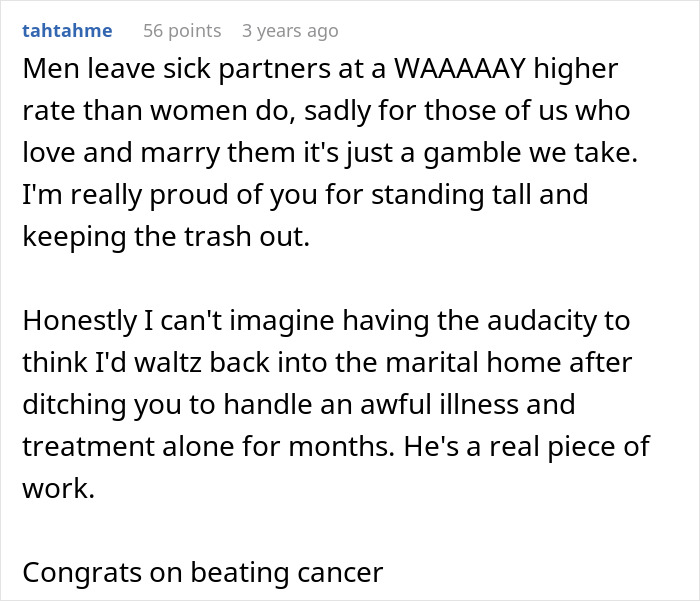 Man Thinks He Can Call Off Divorce After Abandoning Husband In The Hardest Moment, Gets A Reality Check Man Thinks He Can Call Off Divorce After Abandoning Husband In The Hardest Moment, Gets A Reality Check