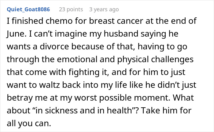 Man Thinks He Can Call Off Divorce After Abandoning Husband In The Hardest Moment, Gets A Reality Check Man Thinks He Can Call Off Divorce After Abandoning Husband In The Hardest Moment, Gets A Reality Check