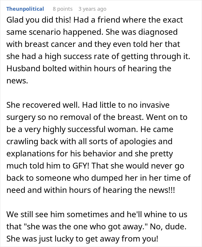 Man Thinks He Can Call Off Divorce After Abandoning Husband In The Hardest Moment, Gets A Reality Check Man Thinks He Can Call Off Divorce After Abandoning Husband In The Hardest Moment, Gets A Reality Check